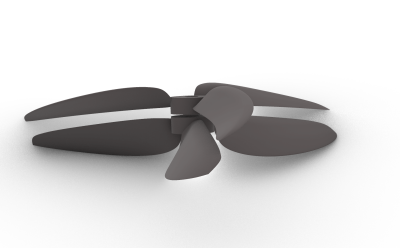 Staggered blade propeller concept